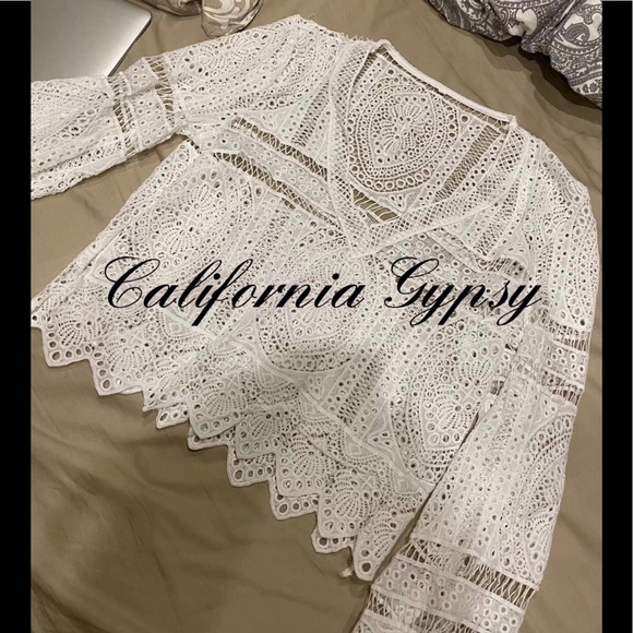 HP🏆 Boho vintage lace top - Picture 5 of 13